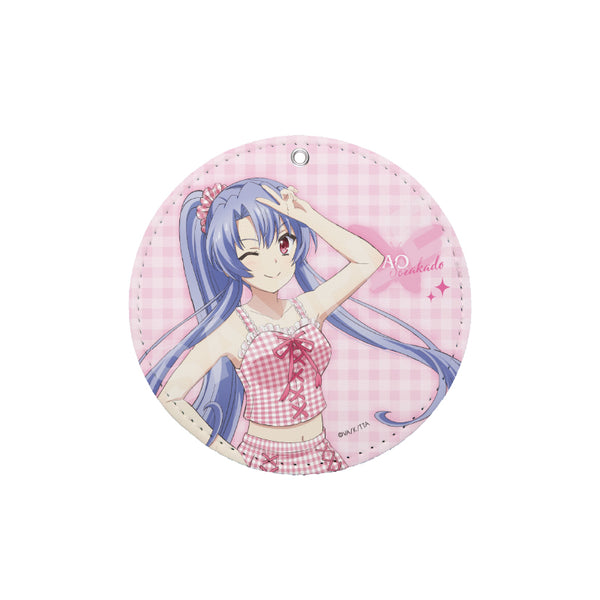 『Summer Pockets』ギンガムチェックver. レザーコースターキーホルダー /02 空門 蒼