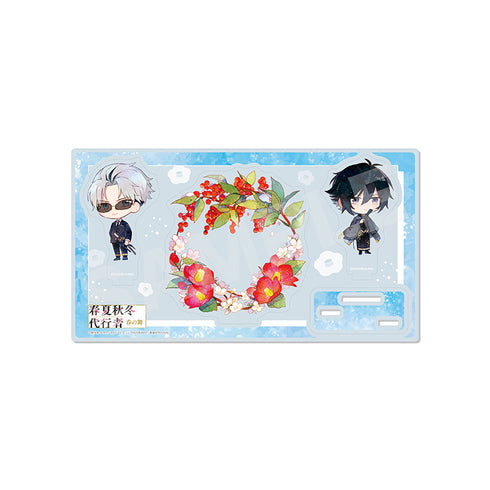 『春夏秋冬代行者 春の舞』ジオラマアクリル /04 冬