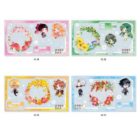 『春夏秋冬代行者 春の舞』ジオラマアクリル /04 冬