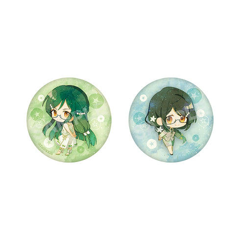 『春夏秋冬代行者 春の舞』和紙缶バッジ(2個セット) /02 夏
