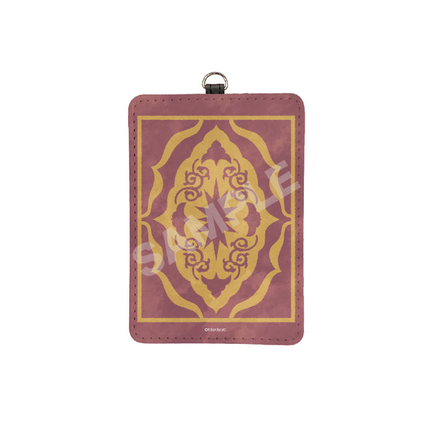 "Jardugal of the Tent" Leather Card Case /01 Motif Design