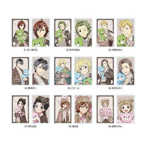 《偶像大師 SideM》Teddy's Collection II 透明卡(2張組) /01 共9種【BOX】