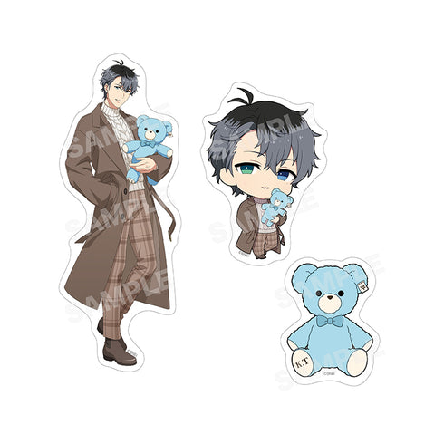 《偶像大師 SideM》Teddy's Collection II 貼紙(3張組)/04 鷹城恭二