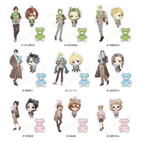 《偶像大師 SideM》Teddy's Collection II 貼紙(3張組)/04 鷹城恭二