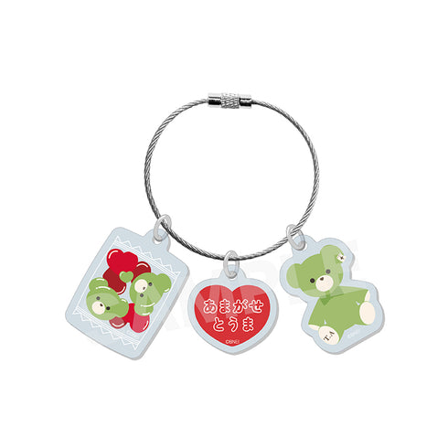 "The Idolmaster SideM" Teddy's Collection II Triple-Strand Wire Acrylic Charm / 01: Touma Amagase