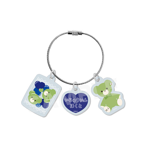 "The Idolmaster SideM" Teddy's Collection II Triple-Strand Acrylic Charm / 03 Hokuto Ijūin