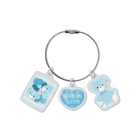 "The Idolmaster SideM" Teddy's Collection II Triple-Strand Acrylic Charm / 04 Kyoji Takagi