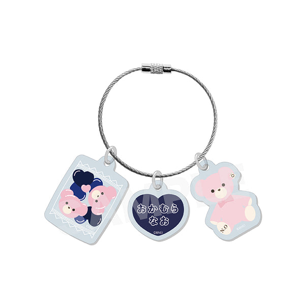 "The Idolmaster SideM" Teddy's Collection II Triple-Strand Acrylic Charm / 07 Nao Okamura