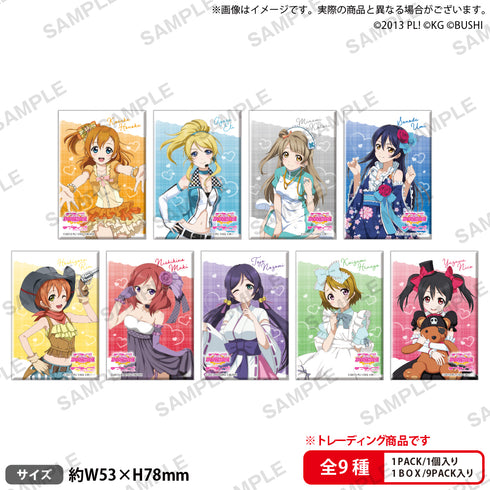 『ラブライブ!スクールアイドルフェスティバル』しかくい缶バッジコレクション μ's SRver. BOX