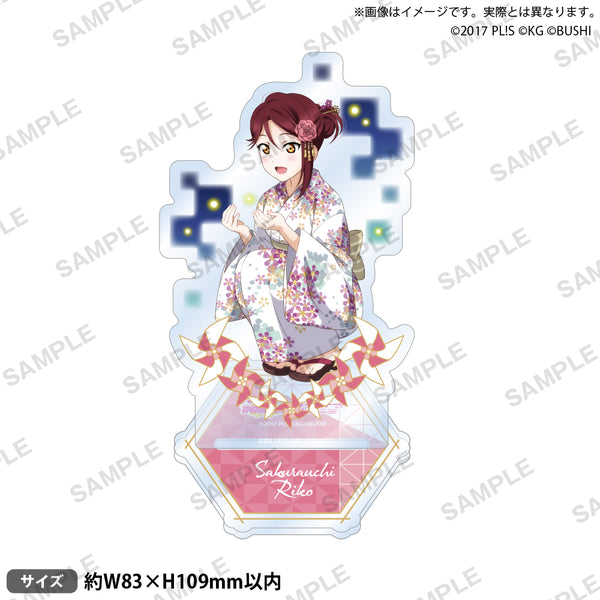 『ラブライブ!スクールアイドルフェスティバル』アクリルスタンド Aqours 浴衣ver. 桜内梨子