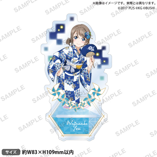 『ラブライブ!スクールアイドルフェスティバル』アクリルスタンド Aqours 浴衣ver. 渡辺曜