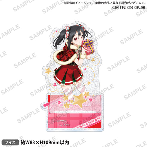 『ラブライブ!スクールアイドルフェスティバル』きらりんアクリルスタンド μ's クリスマスver. 矢澤にこ