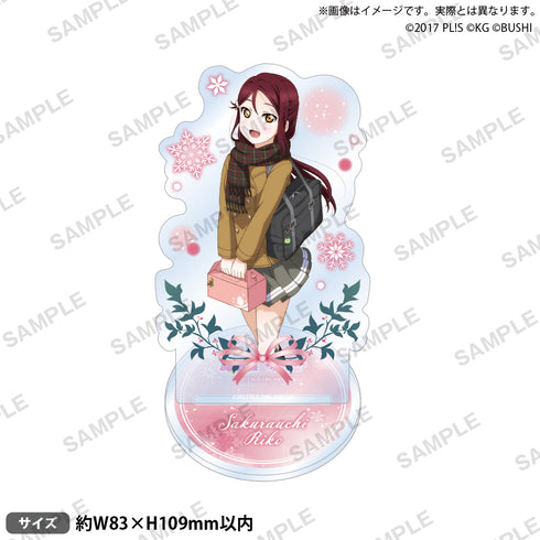 『ラブライブ!スクールアイドルフェスティバル』アクリルスタンド Aqours クリスマスver. 桜内梨子