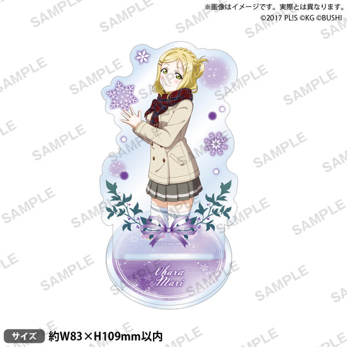 『ラブライブ!スクールアイドルフェスティバル』アクリルスタンド Aqours クリスマスver. 小原鞠莉