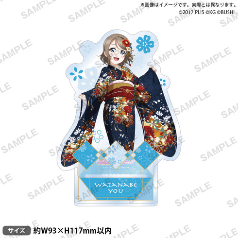 『ラブライブ!スクールアイドルフェスティバル』アクリルスタンド Aqours 晴れ着ver. 渡辺曜