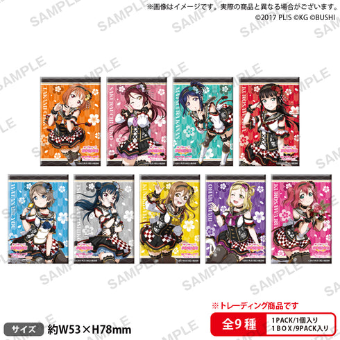 『ラブライブ!スクールアイドルフェスティバル』しかくい缶バッジコレクション Aqours お正月ver. BOX