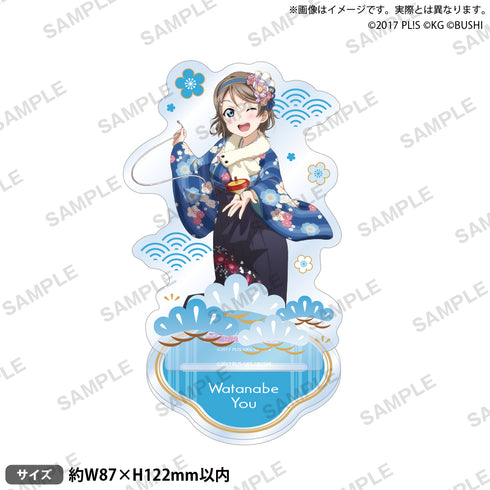 『ラブライブ!スクールアイドルフェスティバル』アクリルスタンド Aqours お正月ver. 渡辺曜