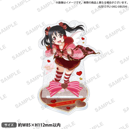 『ラブライブ!スクールアイドルフェスティバル』きらりんアクリルスタンド μ's バレンタインver. 矢澤にこ