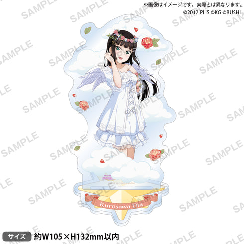 『ラブライブ!スクールアイドルフェスティバル』アクリルスタンド Aqours 天使ver. 黒澤ダイヤ