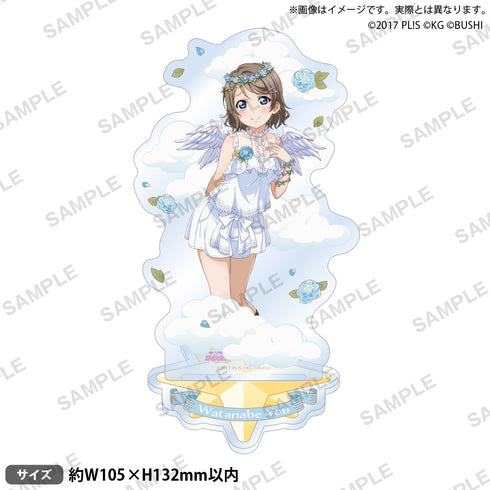『ラブライブ!スクールアイドルフェスティバル』アクリルスタンド Aqours 天使ver. 渡辺曜