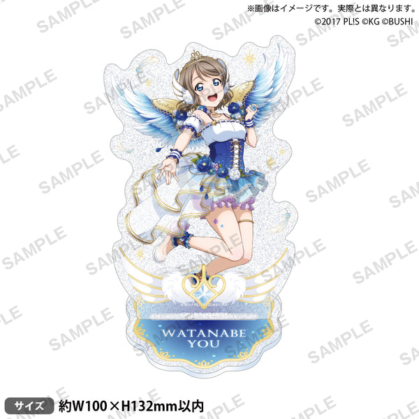 『ラブライブ!スクールアイドルフェスティバル』きらりんアクリルスタンド Aqours 天使ver. 渡辺曜
