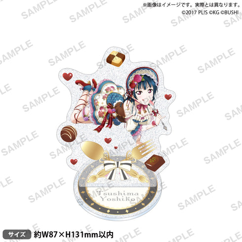 『ラブライブ!スクールアイドルフェスティバル』きらりんアクリルスタンド Aqours バレンタインver. 津島善子