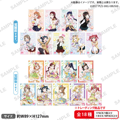 『ラブライブ!スクールアイドルフェスティバル』トレーディングブロマイド Aqours テーマパークVer.【BOX】