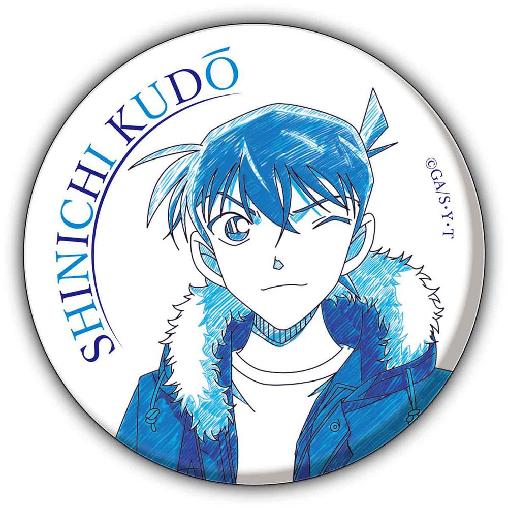 名探偵コナン』ペンシルアート 缶バッジコレクション Vol.4 工藤新一