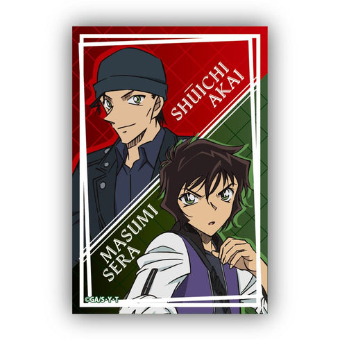 『名探偵コナン』スクエア型缶バッジ Vol.3 赤井秀一&世良真純