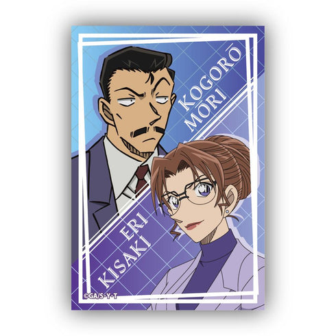 『名探偵コナン』スクエア型缶バッジ Vol.4 毛利小五郎&妃英理