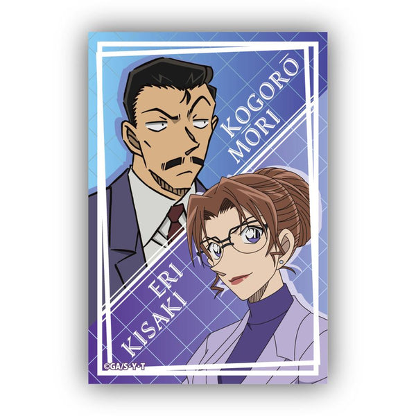 『名探偵コナン』スクエア型缶バッジ Vol.4 毛利小五郎&妃英理