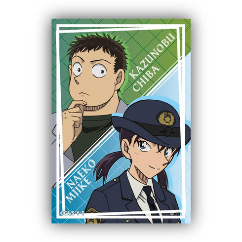 『名探偵コナン』スクエア型缶バッジ Vol.4 千葉和伸&三池苗子