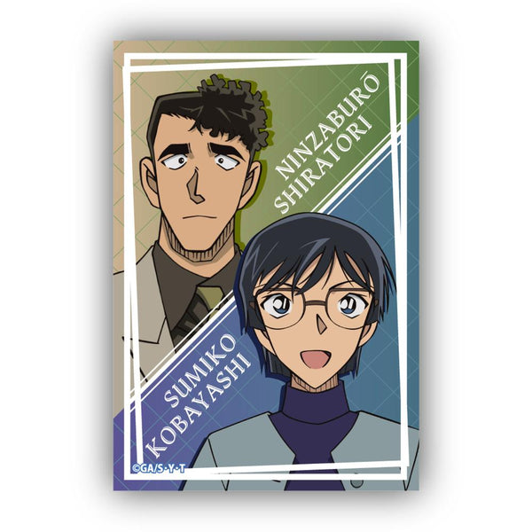 『名探偵コナン』スクエア型缶バッジ Vol.4 白鳥任三郎&小林澄子