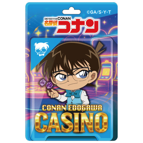 『名探偵コナン』ブリスターパッケージ風アクリルボールチェーン カジノコレクション 江戸川コナン