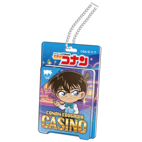 『名探偵コナン』ブリスターパッケージ風アクリルボールチェーン カジノコレクション 江戸川コナン