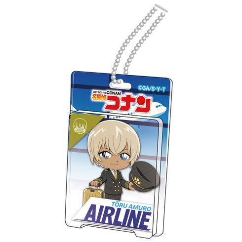 『名探偵コナン』ブリスターパッケージ風アクリルボールチェーン エアラインコレクション 安室透