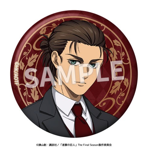 『進撃の巨人』執事衣装 76mm缶バッジ【BOX】