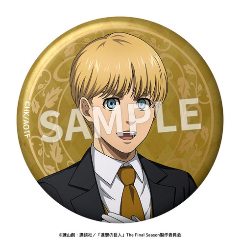 『進撃の巨人』執事衣装 76mm缶バッジ【BOX】