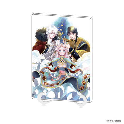 『星降る王国のニナ』アクリルアートボード(A5サイズ)01/アズール&セト&ニナ(公式イラスト)【202607再販】