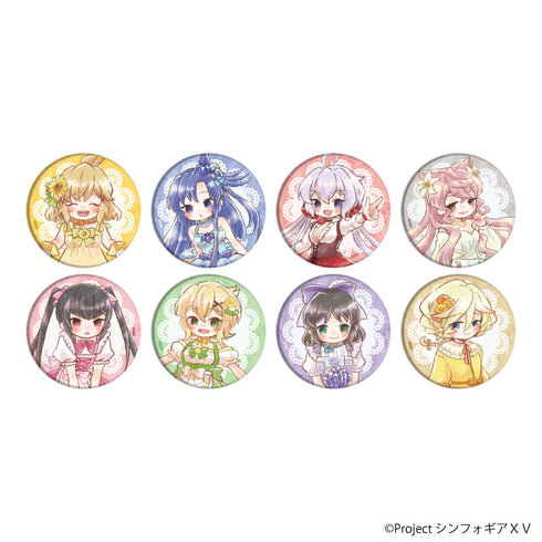 『戦姫絶唱シンフォギアXV』缶バッジ19/お花Ver.BOX(全8種)(グラフアートイラスト)