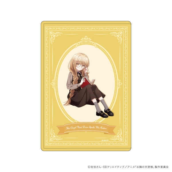 『お隣の天使様にいつの間にか駄目人間にされていた件』キャラクリアケース04/椎名真昼 読書ver.(描き下ろしイラスト)