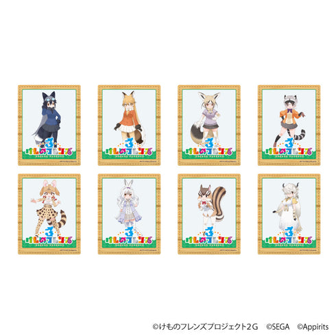 『けものフレンズ3』キャラフレームカード01/BOX(全8種)(公式イラスト)