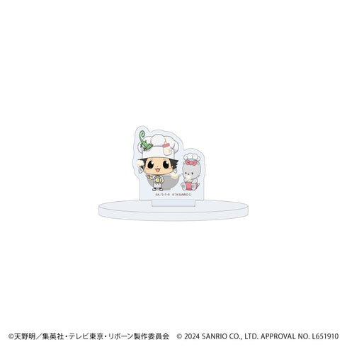 『家庭教師ヒットマンREBORN!×SANRIO CHARACTERS』アクリルスタンド18/リボーン×ニャニィニュニェニョン(コラボイラスト)【202607再販】