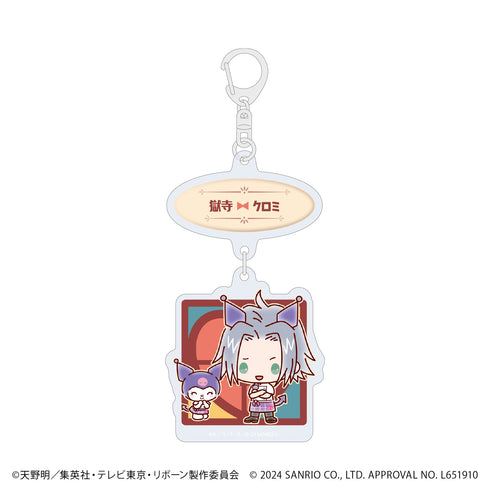 『家庭教師ヒットマンREBORN!×SANRIO CHARACTERS』連結アクリルキーホルダー03/獄寺隼人×クロミ(ミニキャライラスト)【202607再販】