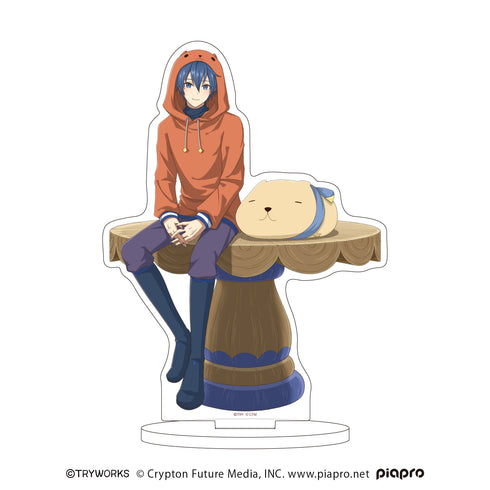 『カピバラさん×ピアプロキャラクターズ』アクリルスタンド06/べージュさん×KAITO(描き起こしイラスト)