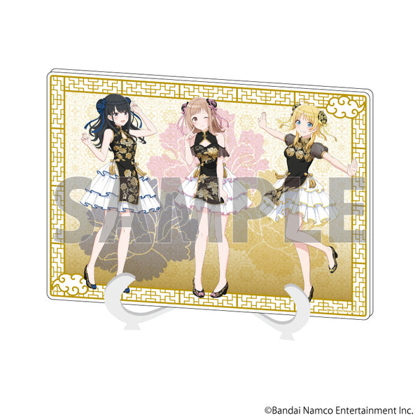 『アイドルマスター シャイニーカラーズ』アクリルアートボード(A5サイズ)01/集合デザイン チャイナver.(描き下ろしイラスト)