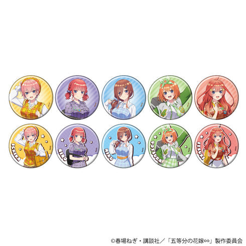 『五等分の花嫁∽』缶バッジ03/アメリカンポップver. ブラインド(全10種)(描き下ろしイラスト)【BOX】【202607再販】