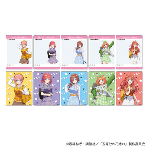 『五等分の花嫁∽』アクリルカード02/アメリカンポップver. ブラインド(全10種)(描き下ろしイラスト)【BOX】【202607再販】