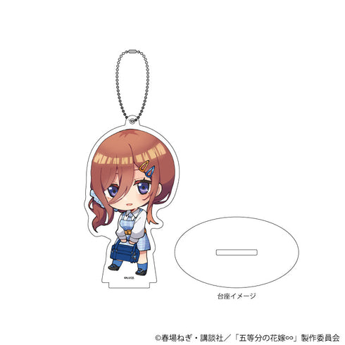 『五等分の花嫁∽』アクリルスタンドキーホルダー03/三玖 アメリカンポップver.(ミニキャライラスト)【202607再販】