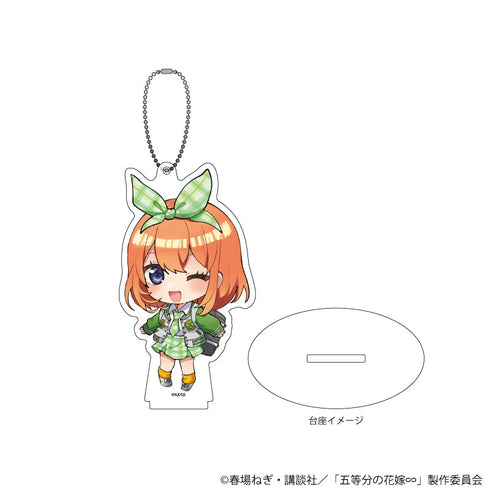 『五等分の花嫁∽』アクリルスタンドキーホルダー04/四葉 アメリカンポップver.(ミニキャライラスト)【202607再販】